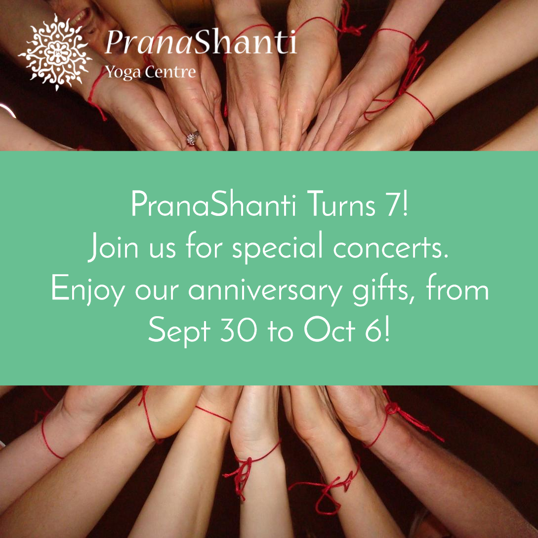 PranaShanti is Turning 7 – Celebrate With Us!